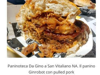 San Vitaliano, la Paninoteca Da Gino tra le migliori 10 in Campania