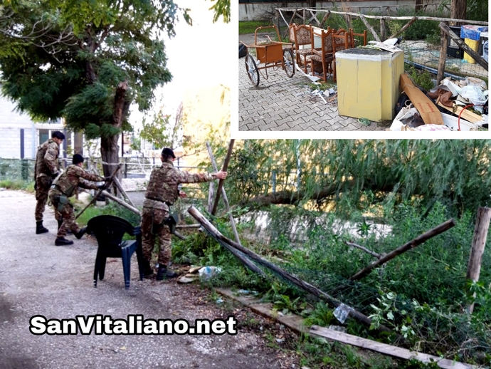 San Vitaliano, operazione tra Polizia Locale, Carabinieri e Militari: stop a occupazione abusiva