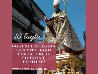 16 luglio: il Comune di San Vitaliano oggi è in festa !