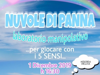 Nuvole di panna:domenica il laboratorio manipolativo nella ludoteca Spazio Creativo di San Vitaliano