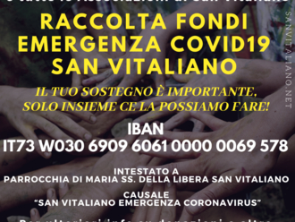 San Vitaliano, donazioni: raccolti 5.000 euro per le famiglie più in difficoltà