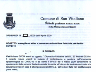 San Vitaliano, Restate a Casa: diversi cittadini beccati in giro e posti in quarantena obbligatoria