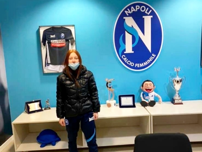 Orgoglio San Vitaliano, Anna nella femminile del NAPOLI Calcio