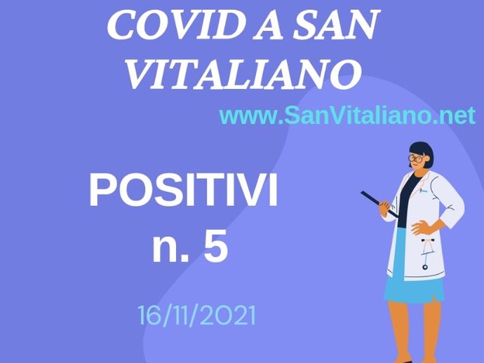 Covid a San Vitaliano, in calo la curva contagi : 5 concittadini positivi